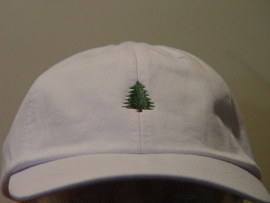 Cap Design Tree EVERGREEN PINE TREE Hat - One Embroidered Men Women Wildlife Cap Price ...
