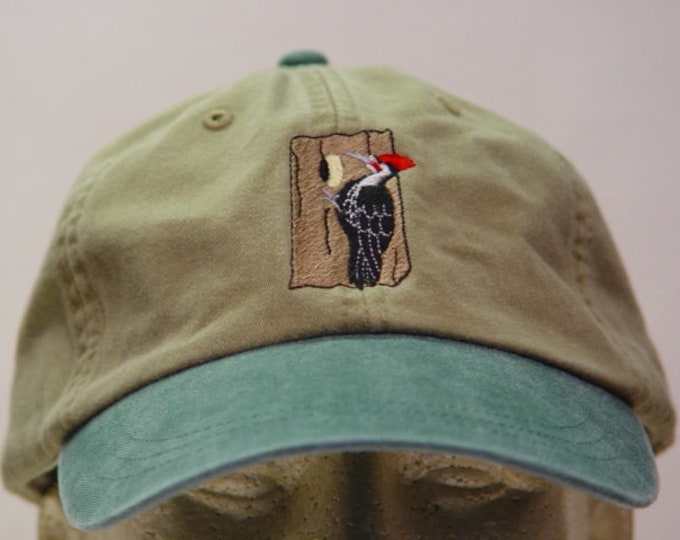 PILEATED WOODPECKER Bird Hat Embroidered Men Women Wildlife Cap Price Embroidery Apparel 6