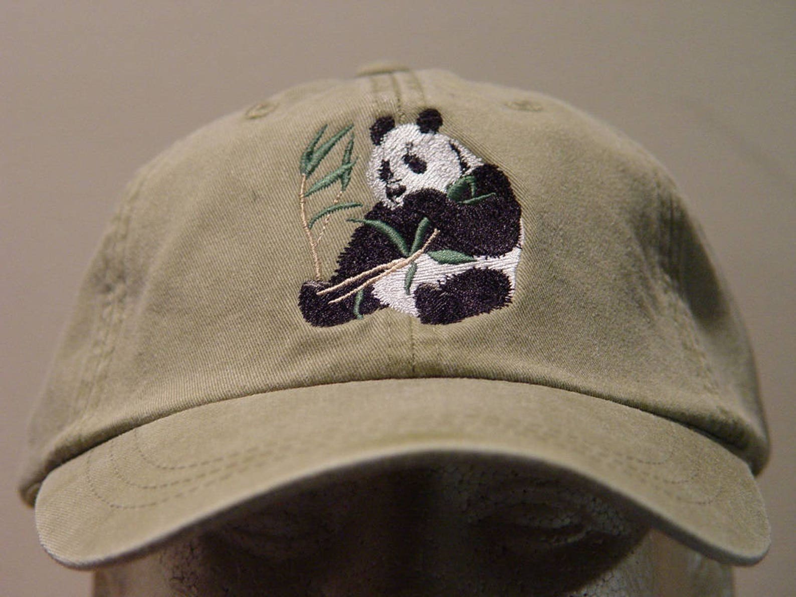 PANDA BEAR HAT - One Embroidered Men Women Wildlife Baseball Cap ...