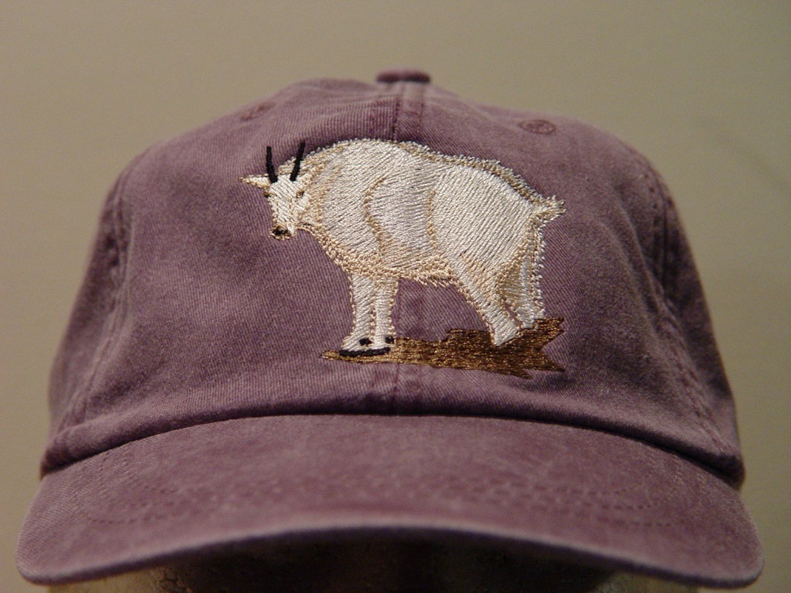 MOUNTAIN GOAT HAT Embroidered Men Women Wildlife Baseball Etsy