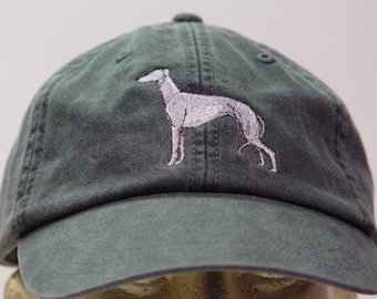 GREYHOUND DOG Hat One Embroidered Men Women Baseball