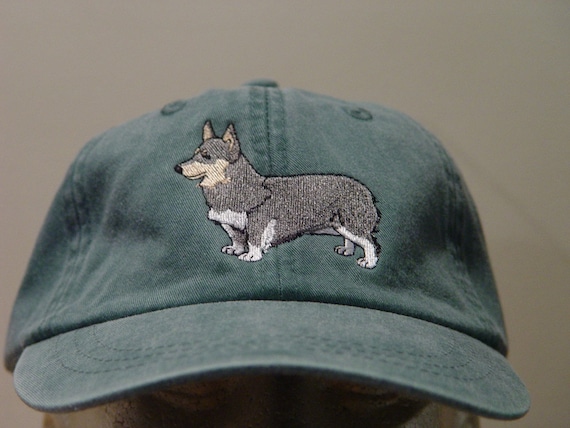 Funny Corgi Classic Baseball Cap Men Women Dad Hat Twill Adjustable Size Black