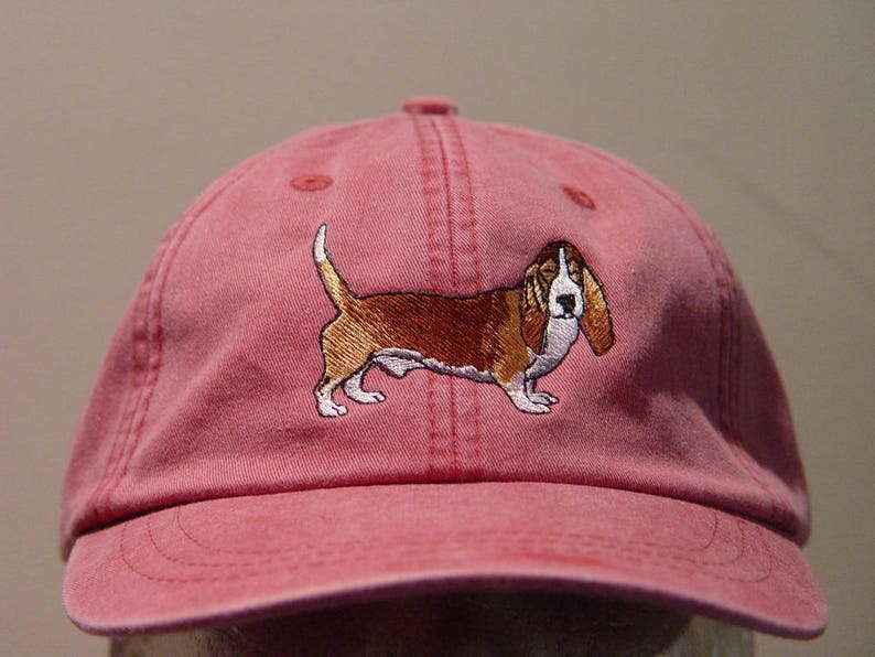 BASSET HOUND DOG Hat Embroidered Men Women Baseball Cotton Etsy
