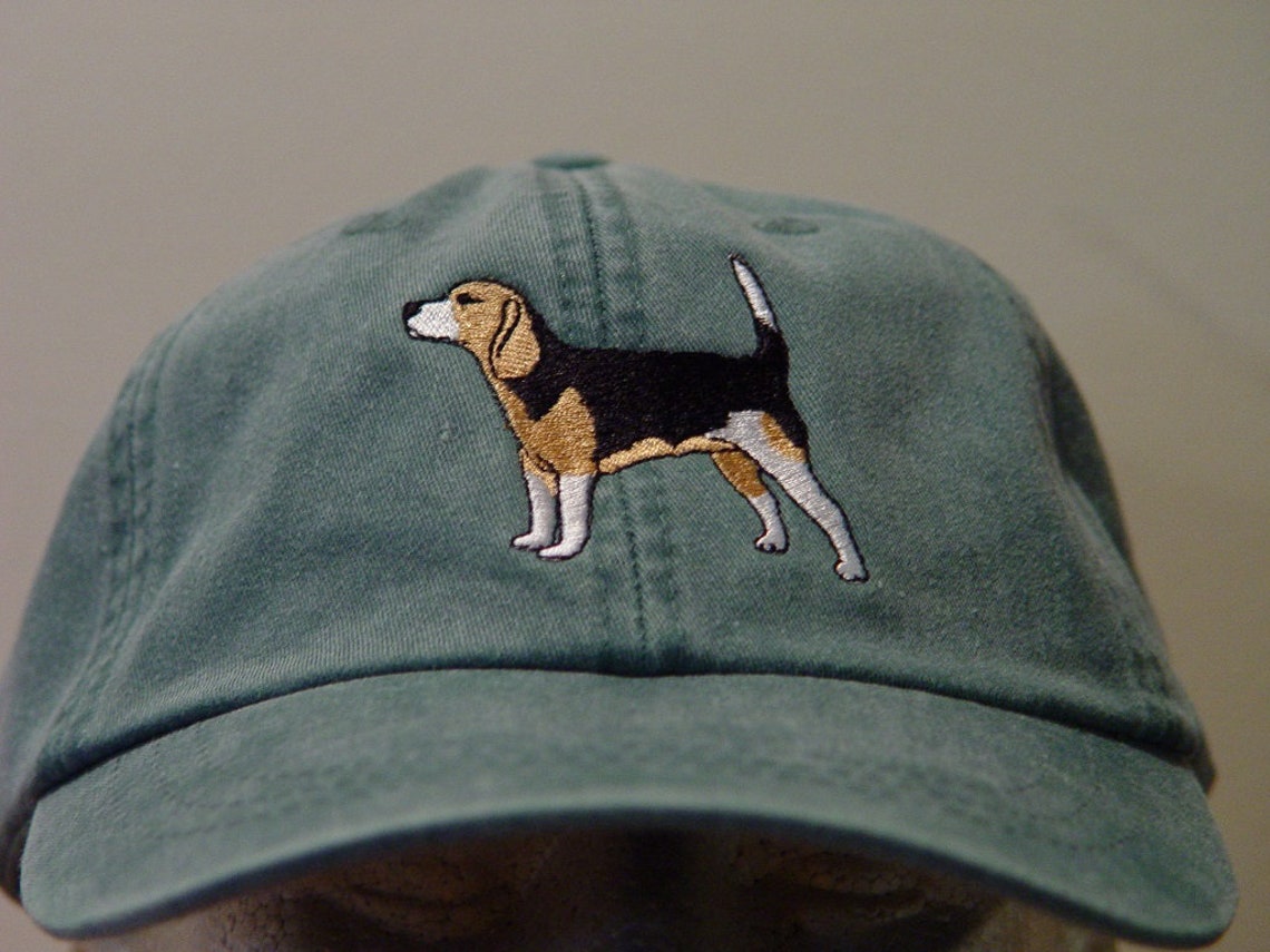 BEAGLE DOG HAT One Embroidered Men Women Baseball Canine Cap Etsy