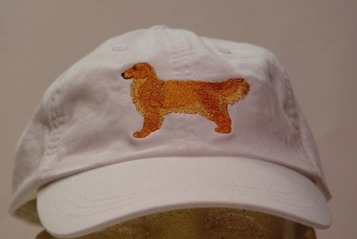 Bits and Bows Golden Retriever Baseball Hat