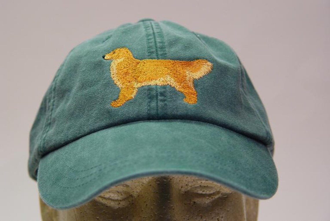 GOLDEN RETRIEVER DOG Hat One Embroidered Men Women Baseball Etsy
