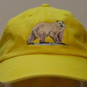 POLAR BEAR Hat - One Embroidered Men Women Dad Mom Wildlife Cap Price ...