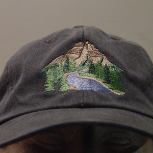 MOUNTAIN NATIONAL PARK Hat One Embroidered Wildlife Women Men Cap Price Embroidery Apparel 24 Color Mom Dad Outdoor Gift Caps Available image 8