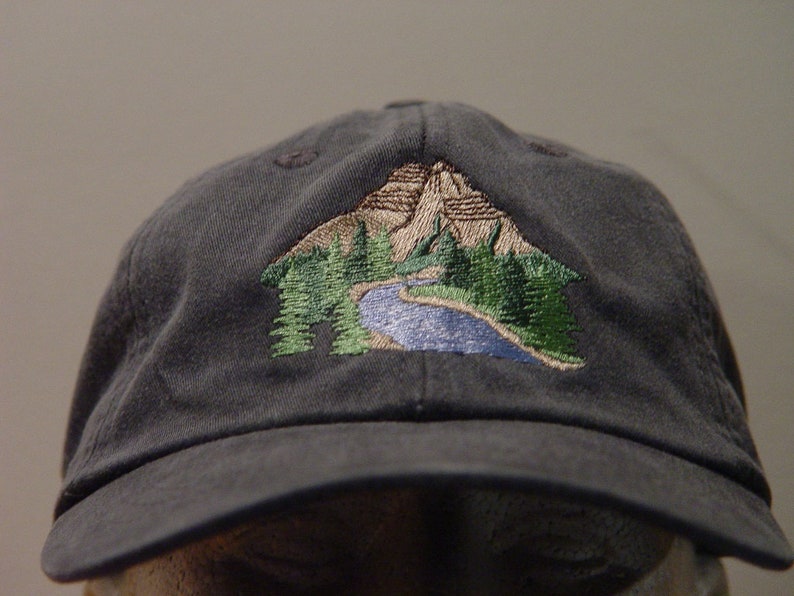 MOUNTAIN NATIONAL PARK Hat One Embroidered Wildlife Women Men Cap Price Embroidery Apparel 24 Color Mom Dad Outdoor Gift Caps Available image 8