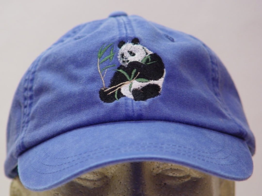 PANDA BEAR HAT - One Embroidered Men Women Wildlife Baseball Cap ...