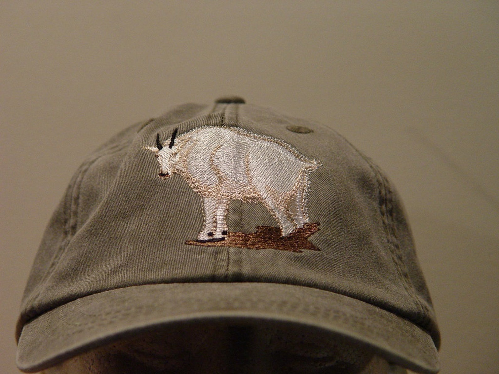 MOUNTAIN GOAT HAT Embroidered Men Women Wildlife Baseball Etsy