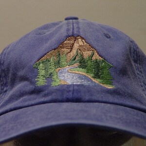 MOUNTAIN NATIONAL PARK Hat One Embroidered Wildlife Women Men Cap Price Embroidery Apparel 24 Color Mom Dad Outdoor Gift Caps Available image 7