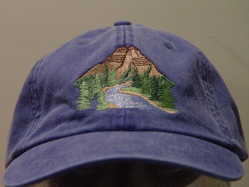 MOUNTAIN NATIONAL PARK Hat One Embroidered Wildlife Women Men Cap Price Embroidery Apparel 24 Color Mom Dad Outdoor Gift Caps Available image 7