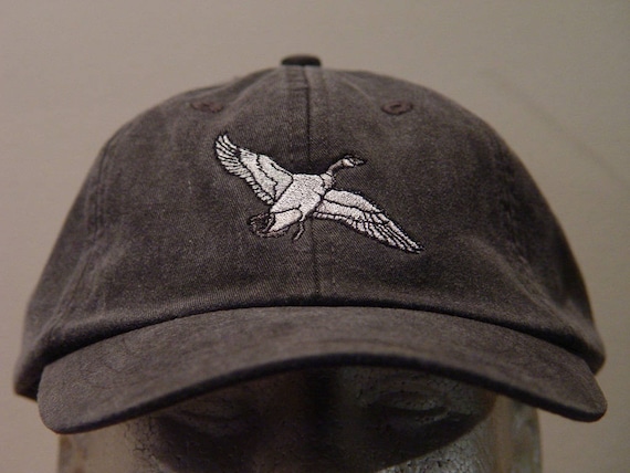 CANADA GOOSE Flying Apparel Hat Caps Adult One Etsy Embroidery Men - 24 Embroidered Dad Bird Price Cap Mom Wildlife Women Geese Gift Color
