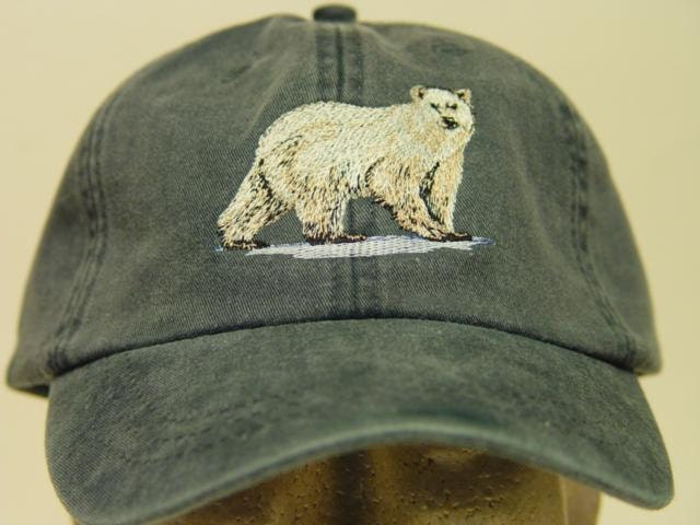 POLAR BEAR Hat - One Embroidered Men Women Dad Mom Wildlife Cap Price ...