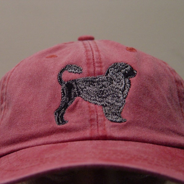 PORTUGUESE WATER DOG Hat - One Embroidered Men Women Baseball Cap - Price Embroidery Apparel 24 Color Mom Dad Gift Pet Caps Fisherman Breed