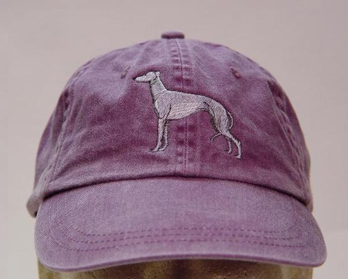 GREYHOUND DOG Hat One Embroidered Men Women Baseball Gift Etsy