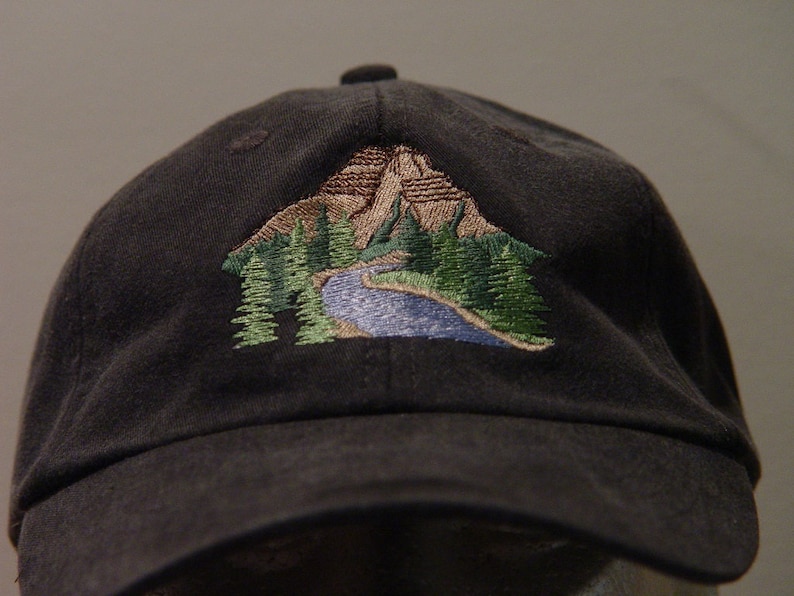 MOUNTAIN NATIONAL PARK Hat One Embroidered Wildlife Women Men Cap Price Embroidery Apparel 24 Color Mom Dad Outdoor Gift Caps Available image 6