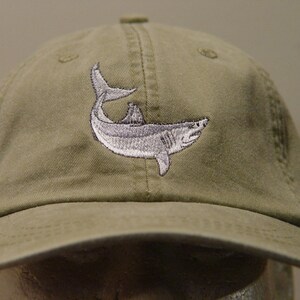 GREAT WHITE SHARK Hat - Embroidered Men Women Marine Wildlife Cap ...