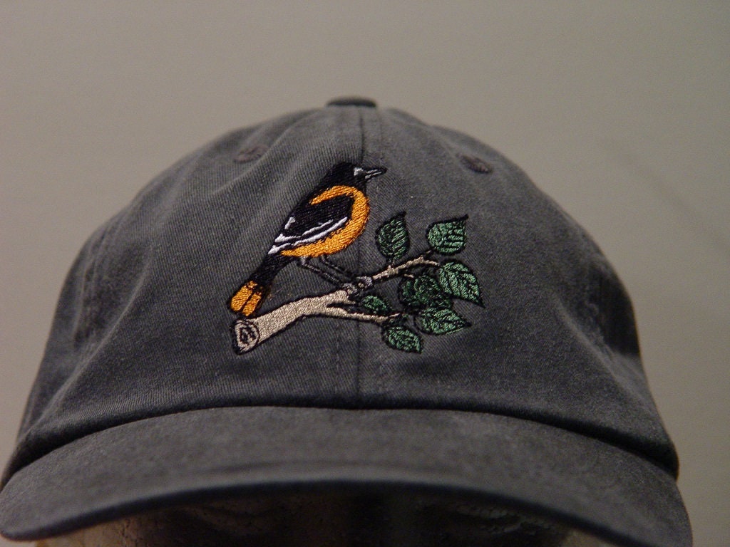 BALTIMORE ORIOLE BIRD Hat One 
