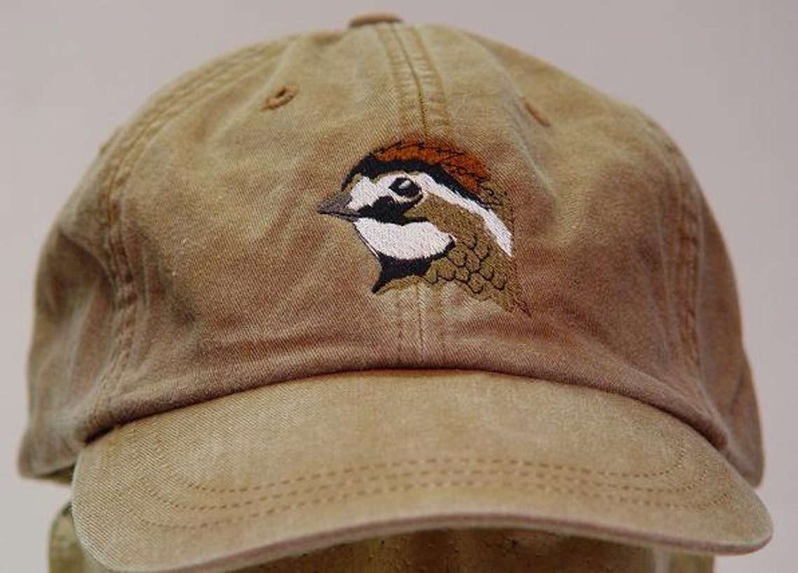 BOBWHITE QUAIL Bird Hat One Embroidered Men Women Wildlife Etsy