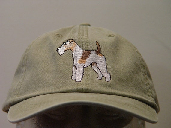 Wire Fox Terrier Baseball Hat Wire Fox Terrier Baseball Hat