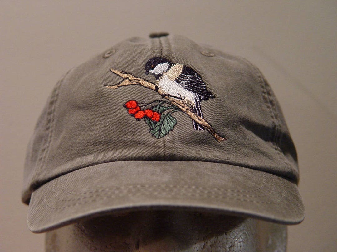 HUMMINGBIRD XL Bucket Hat Embroidered Women Men Wildlife Bird