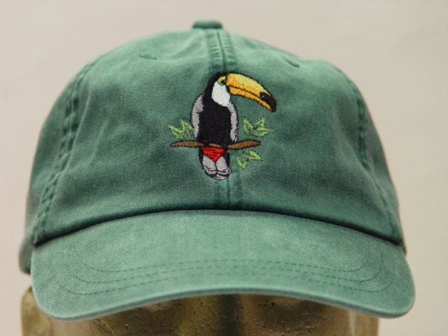 TOCO TOUCAN Bird Hat Embroidered Men Women Wildlife Baseball Cap Price  Embroidery Apparel 24 Color Adult Mom Dad Gift Caps Available 