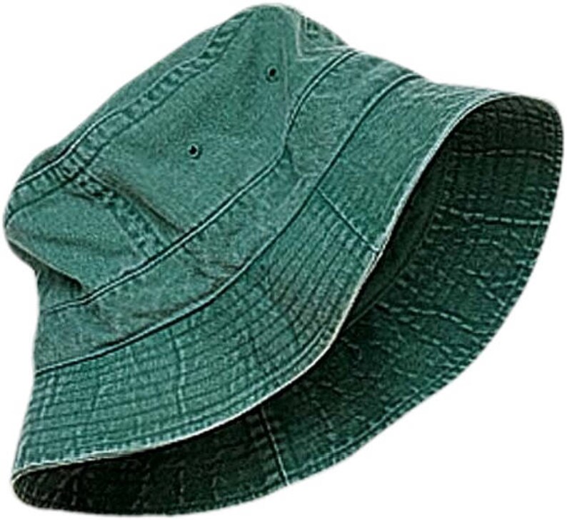 forest green bucket hat