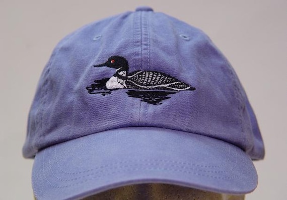 LOON BIRD HAT - One Embroidered Men Women Wildlife Baseball Cap
