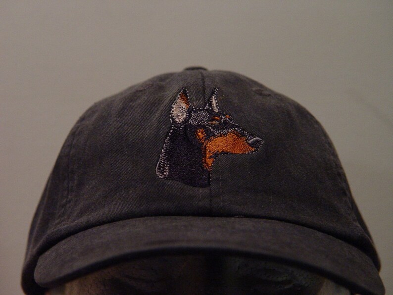 DOBERMAN PINSCHER DOG Hat One Embroidered Men Women Baseball Etsy