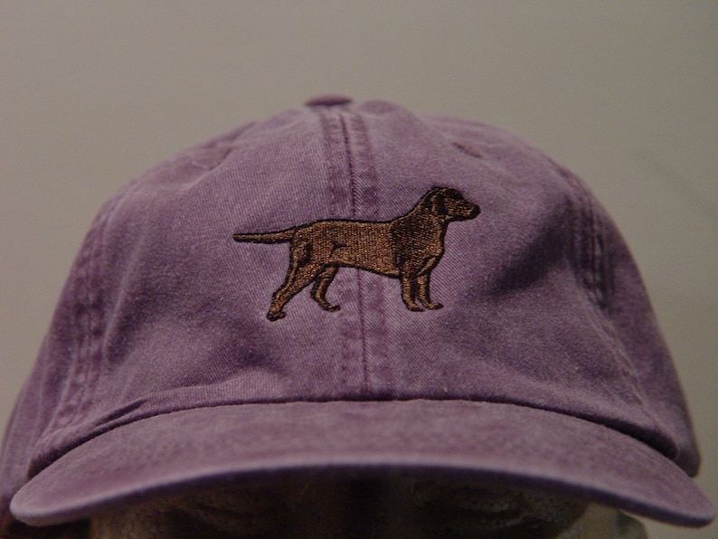 Chocolate Labrador Retriever Dog Hat Embroidered Men Women Etsy