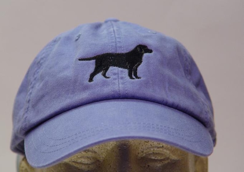 Black Labrador Retriever Dog Hat One Embroidered Men Women Etsy