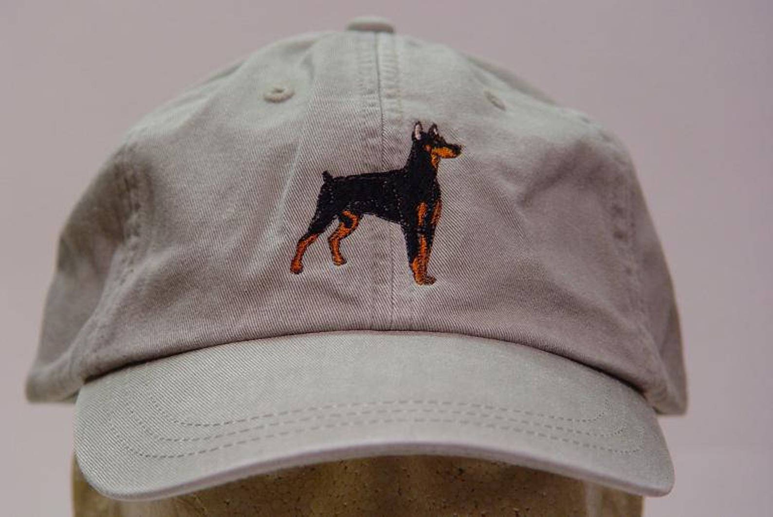 Doberman Dad Hat | Low Profile Cotton Cap | Embroidered Dog Theme | Adjustable Snapback For Men & Women - View #8