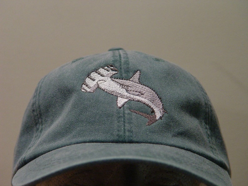 HAMMERHEAD SHARK HAT Embroidered Women Men Wildlife Baseball Etsy