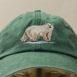 POLAR BEAR Hat - One Embroidered Men Women Dad Mom Wildlife Cap Price ...