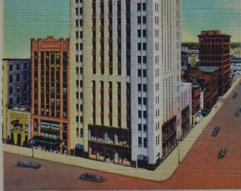 1946 Vintage Color Linen Postcard Of Barnes Hospital Posted With 1