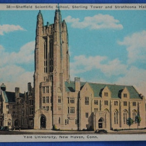 Yale University Sheffield Scientific School Sterling Tower New | Etsy
