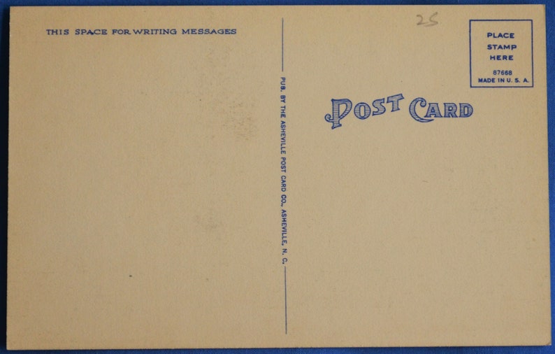 US Post Office Abingdon VA Virginia Linen Postcard Etsy