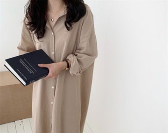 Women long dress shirt Clearance