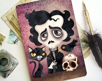 Edgar Poet Postcard, Postcrossing, Snail Mail, Pen Pal, Gothic Writer, Horror Literature