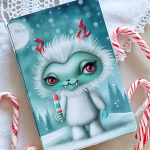 Yeti Monster Limited Edition Postcard, Postcrossing, Snail Mail, Swap