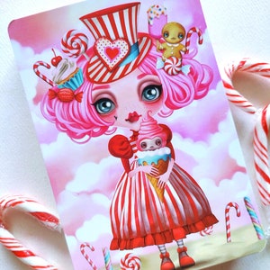 Carte postale Pippa in Candyland en édition limitée Postcrossing Postcrossing Snail Mail Sweet Tooth Saint-Valentin