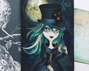 Raven&#39;s Moon Postcard Postcrossing Snail Mail Swap Pen Pal
