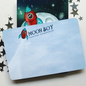 Moon Boy Postcard, Limited Edition, Postcrossing, Snail Mail, Swap, Pen Pal image 5