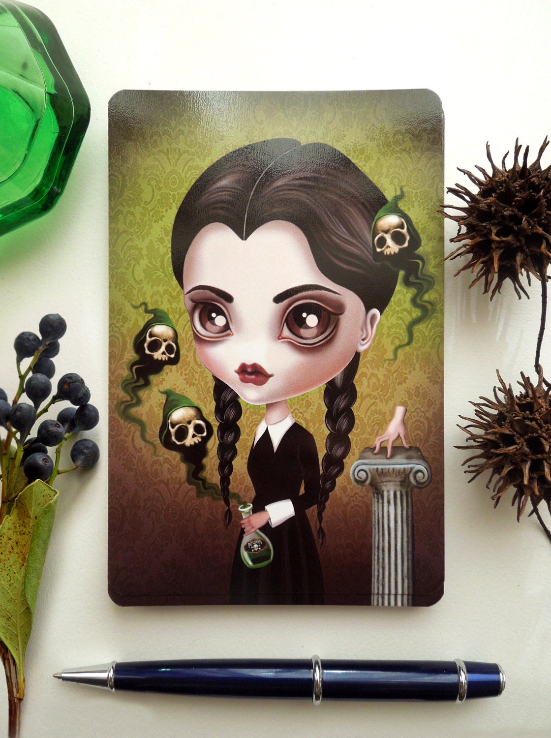 Wednesday Addams Limited Edition Postcard Postcrossing Snail Mail Spo…