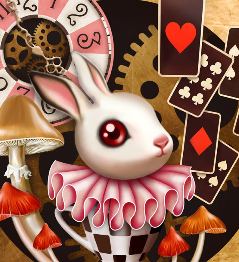 Hase Zeit 8 x 8 Kunstdruck Alice im Wunderland Weißer Hase Etsy.de Hase Zeit 8 x 8 Kunstdruck Alice im Wunderland Weißer Hase Etsy.de