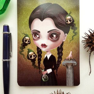 Wednesday Addams Limited Edition Postcard Postcrossing Snail Mail ...