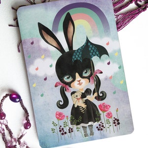 Dopo la pioggia Postcrossing, Black Bunny, Cartolina di Pasqua, Posta lumaca
