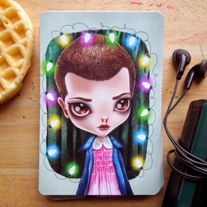 Eleven, Stranger Things Postcard, Postcrossing, Snail Mail, Limited Edition